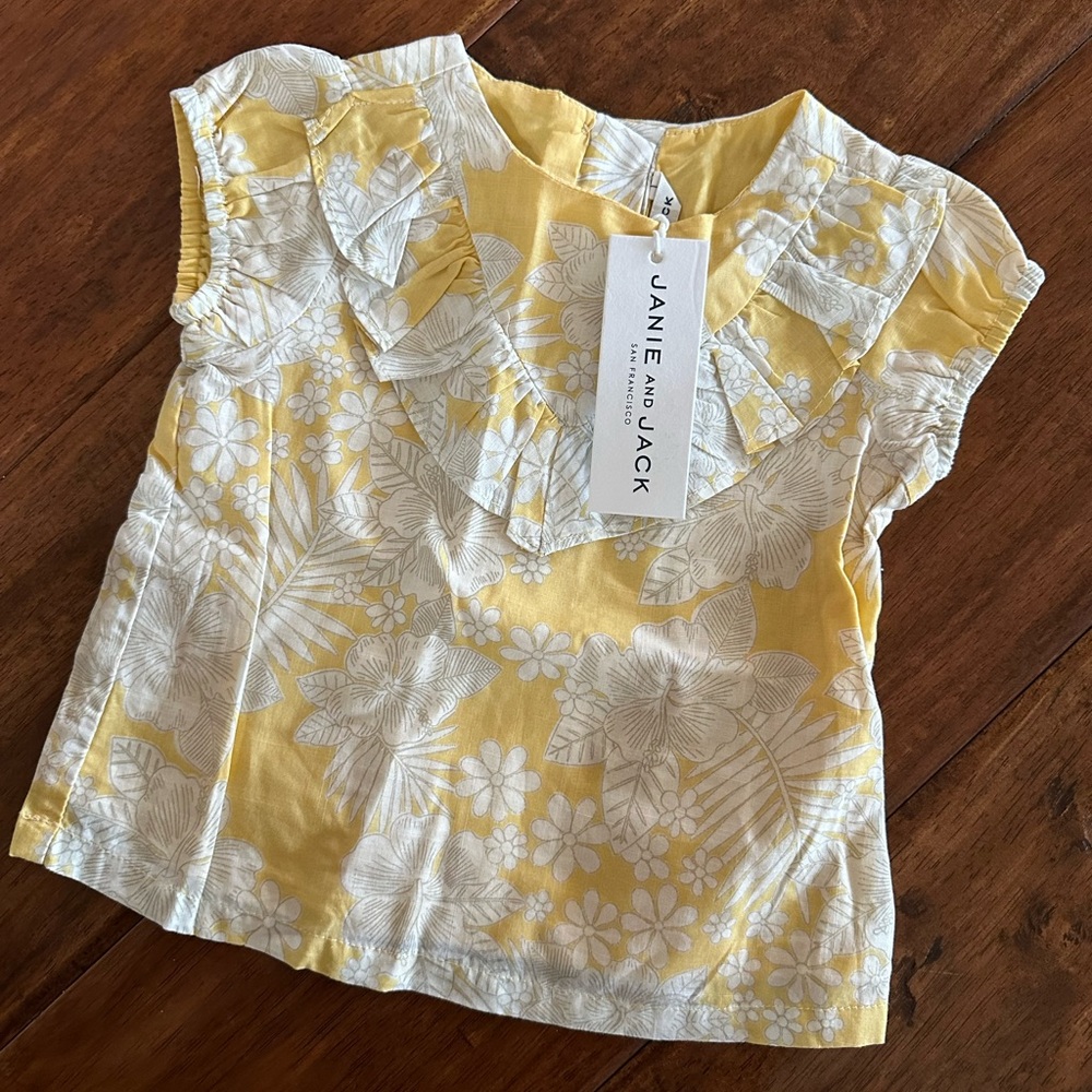 Janie and Jack Yellow Top